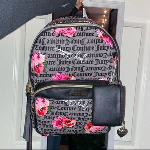 Juicy Couture Floral Mini Backpack